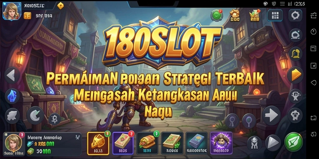 Tampilan gameplay menarik dan penuh strategi di 180SLOT.