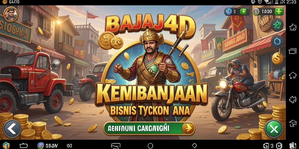 Tampilan gameplay menarik dari BAJAJ4D dengan aktivitas bisnis yang dinamis.