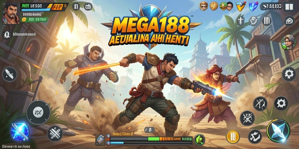 Gameplay seru dan mendebarkan di MEGA188.