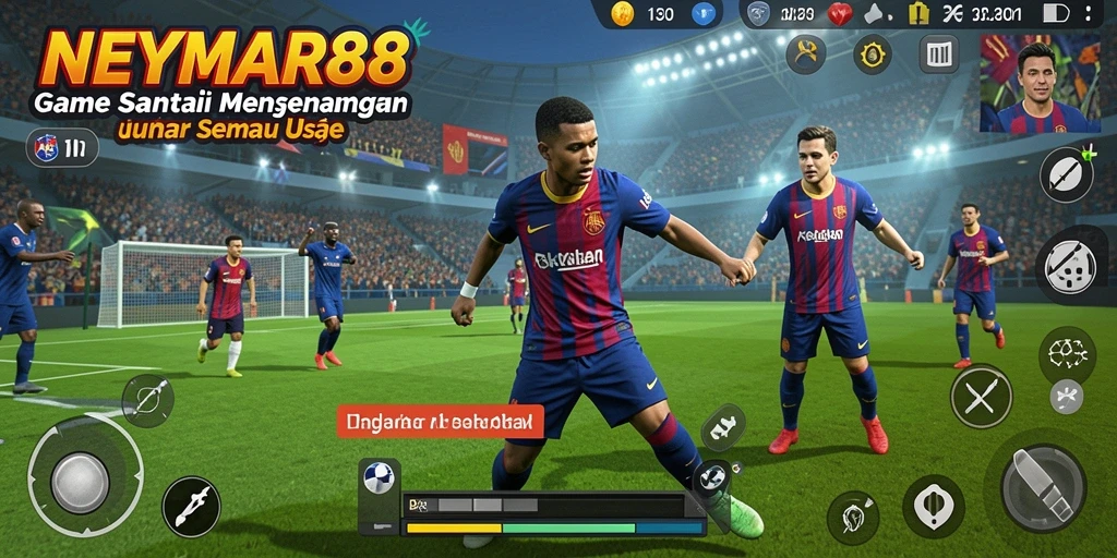 Tampilan gameplay <strong>NEYMAR88</strong> yang cerah dan menyenangkan.