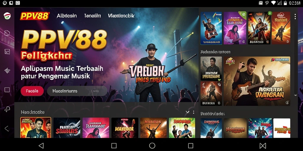Tampilan menarik dari gameplay PPV88 dengan fitur musik interaktif.