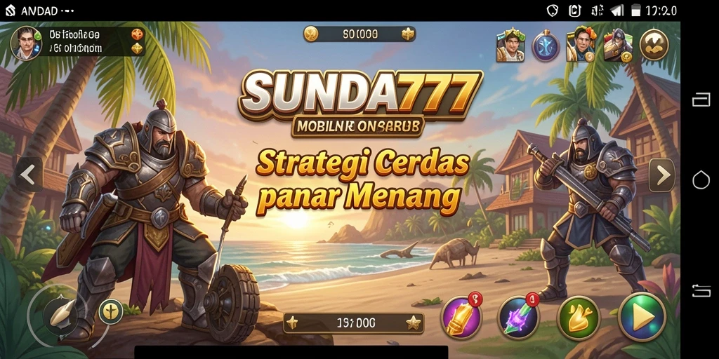 Tangkapan layar SUNDA777 menunjukkan aksi strategis yang mendebarkan.