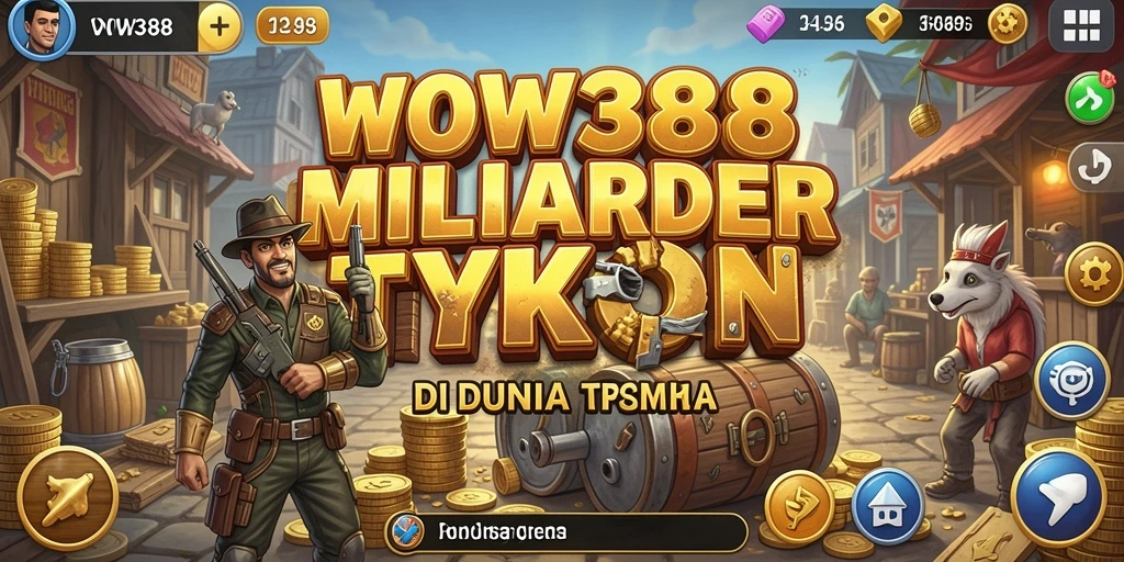 Tampilan gameplay WOW388 dengan interaksi Tycoon yang menyenangkan.