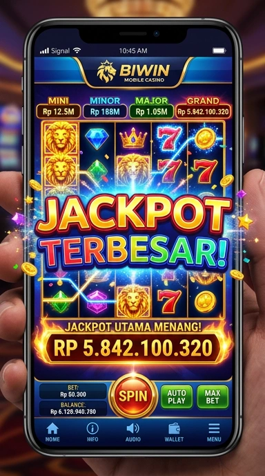 Screenshot aplikasi biwin menunjukkan antarmuka yang bersih dan mudah dinavigasi.